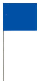 5 X 8 INCH BLUE SURVEY FLAG