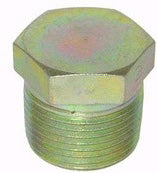 1/8 MALE PIPE - HEX HEAD PLUG - PREMIUM QUALITY - MADE IN THE U.S.A. - STEEL