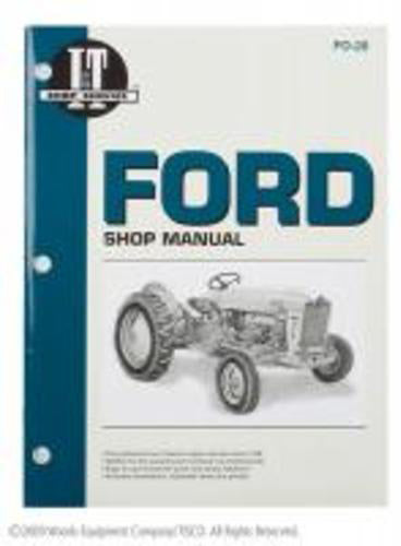 SHOP MANUAL FOR FORD TRACTOR