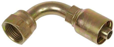 3/8 INCH HOSE X 9/16 JIC FEMALE ELBOW - 90 SWIVEL