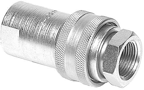 4000 SERIES POPPET VALVE QUICK COUPLER WITH TIP - 1/2" BODY x 1/2" NPT