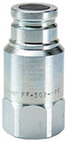 3/8" MALE BODY. 3/8"-18 NPSF FEMALE THREAD. FLAT FACE NON-SPILL STYLE VALVE