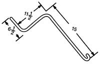 OT-1 WHEEL RAKE TOOTH FOR OTMA AND H&S