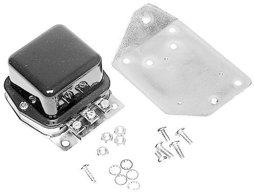 REGULATOR, INCLUDES MOUNTING PLATE,6V. TRACTORS: 8N (PRIOR TO SERIES 263844), 2N, 9N