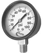 100 PSI DRY GAUGE - 4" DIAMETER