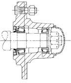 5 STUD 2760 LB. CAPACITY HUB WITH CUPS - W719