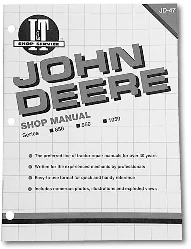 SHOP MANUAL FOR JOHN DEERE