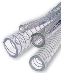 3/8" CLEAR BRAIDED TUBING