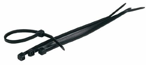 4 INCH BLACK ZIP TIE WITH 18 LB. RATING - 31/BAG