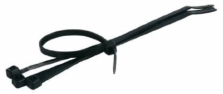 5-1/2 INCH BLACK ZIP TIE WITH 18 LB. RATING - 25/BAG