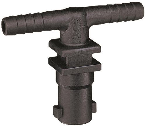 QUICKJET DOUBLE BARB NOZZLE BODY - 3/8" HOSE - NO DIAPHRAGM