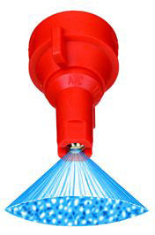 TEEJET AIR INDUCTION FLAT FAN TIP / CAP COMBO - RED