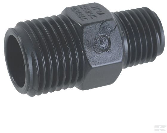 TEEJET NYLON BODY - 1/4TT       1/4" MALE x 11/16" MNBT CAP THREAD