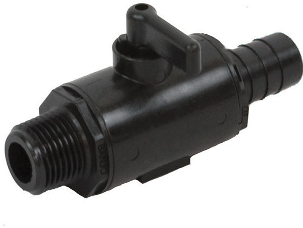 3/8"HOSE BRB X 1/2"MNPT MICRO-VALVE