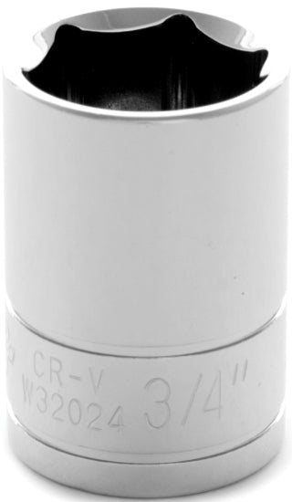 3/4 INCH X 6 POINT STANDARD IMPACT SOCKET - 1/2 INCH DRIVE