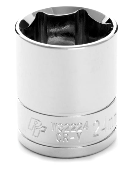 24MM X 6 POINT STANDARD IMPACT SOCKET - 1/2 INCH DRIVE