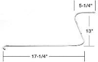 T-1A LEFT HAND WHEEL RAKE TOOTH FOR TONUTTI