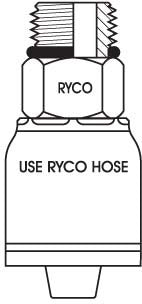 UN O-RING MALE WITH 7/16 INCH THREAD FOR 1/4 INCH HOSE