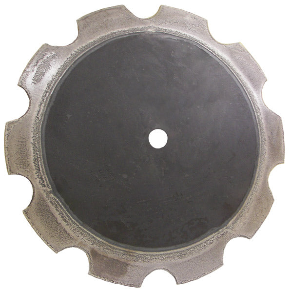28 INCH X 8 MM NOTCHED WEAR TUFF DISC BLADE WITH PILOT HOLE
