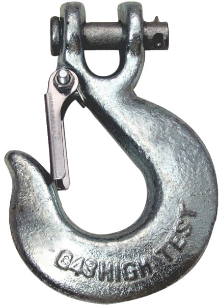 1/4 INCH GRADE 43 CLEVIS GRAB HOOK WITH SAFETY LATCH