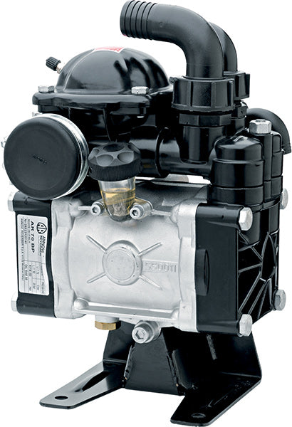 AR70 LOW PRESSURE TWIN DIAPHRAGM PUMP - EQUIPPED WITH GEARBOX AR1671 FOR ATTACHING GAS ENGINE