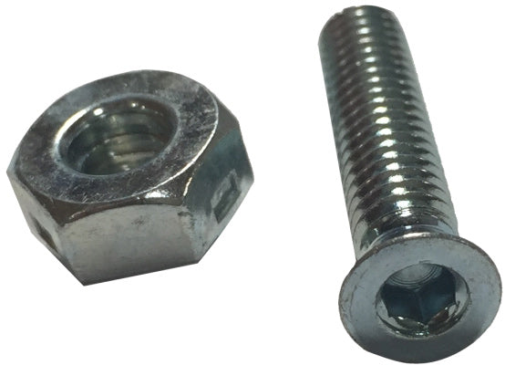 COUNTERSUNK 7/32 x 9/16 BOLT AND NUT FOR VERSATILE HAY MOWERS