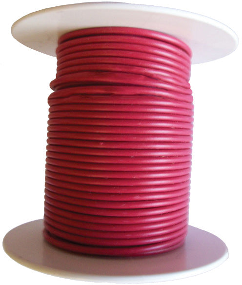 12 GAUGE PRIMARY WIRE (RED) - 100 FOOT PER SPOOL
