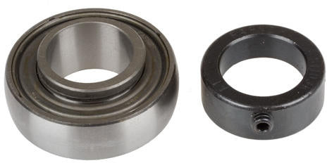 1-3/16 INCH BORE SEALED INSERT BEARING WITH COLLAR SPHERICAL RACE