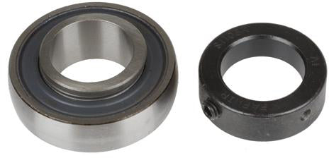 1-3/8 INCH BORE GREASABLE INSERT BEARING WITH COLLAR - SPHERICAL RACE