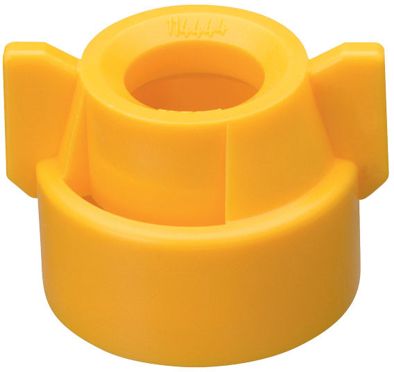 QUICKJET CAP FOR ROUND BODY SPRAY TIPS - YELLOW    REPLACES CP25607 / 25608 SERIES