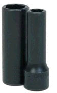 9/16 INCH X 6 POINT DEEP WELL IMPACT SOCKET - 1/2 INCH DRIVE