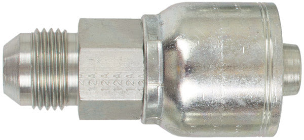 3/4 INCH THREAD JIC MALE FITTING FOR 1/4 INCH HOSE WITH 3/4 INCH THREAD FOR 1/4 INCH HOSE
