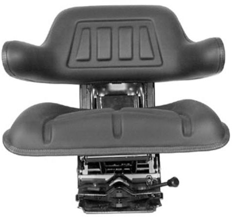 BLACK UNIVERSAL TRACTOR SEAT WITH SUSPENSION