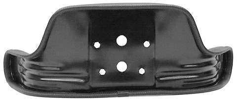 BLACK VINYL CUSHION WITH WRAP AROUND ARMREST. REPLACEMENT ARMREST FOR SEAT TS1050, TS1050AT