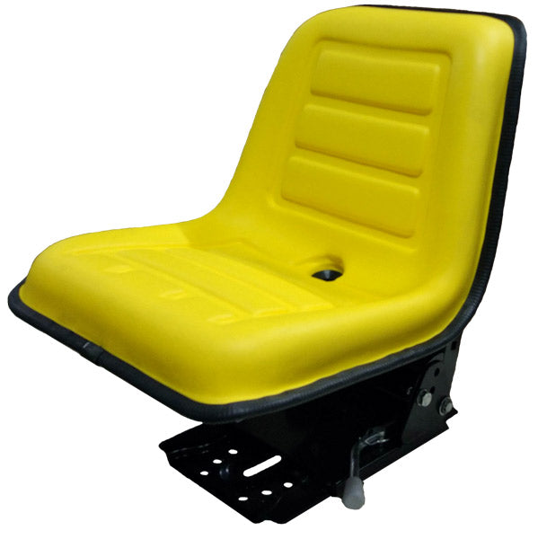COMPACT TRACTOR 15" WIDE SEAT WITH SUSPENSION - YELLOW VINYL