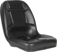 COMPACT TRACTOR SEAT FOR KUBOTA AND OTHERS - BLACK VINYL